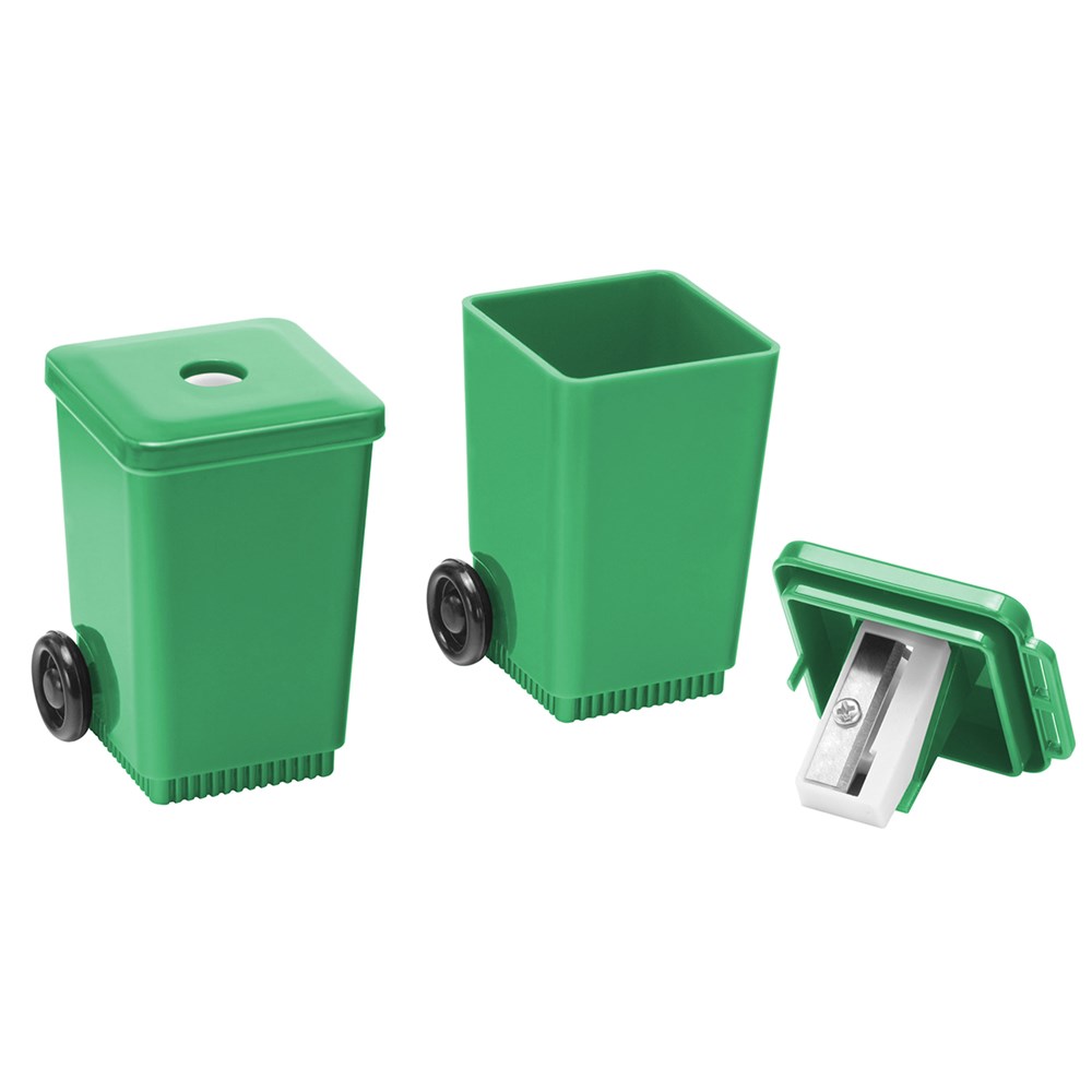 Spitzer "Mülltonne" - grün/grün