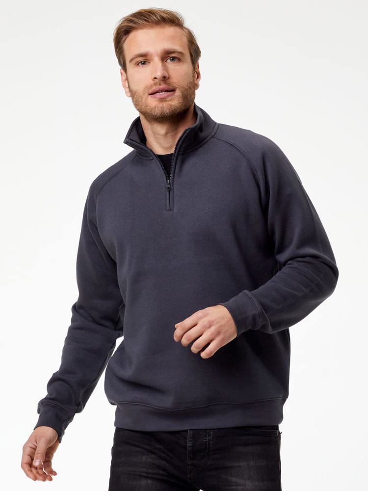 BS Sirio Pullover mit halbem Reißverschluss, 280 gr/m²