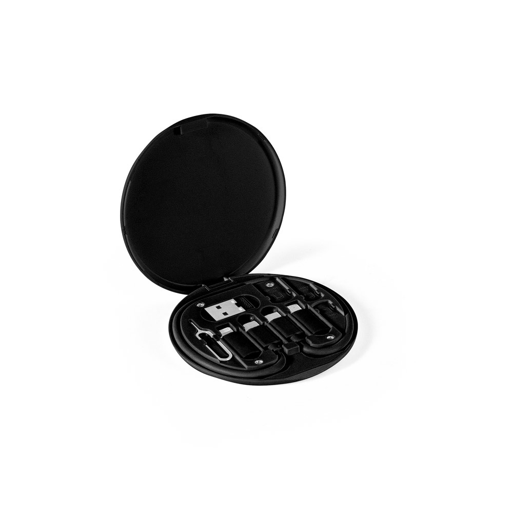 SYSTROM. Superschnelles Ladekabel und Adapter-Set aus Recyceltes ABS (100% rABS)