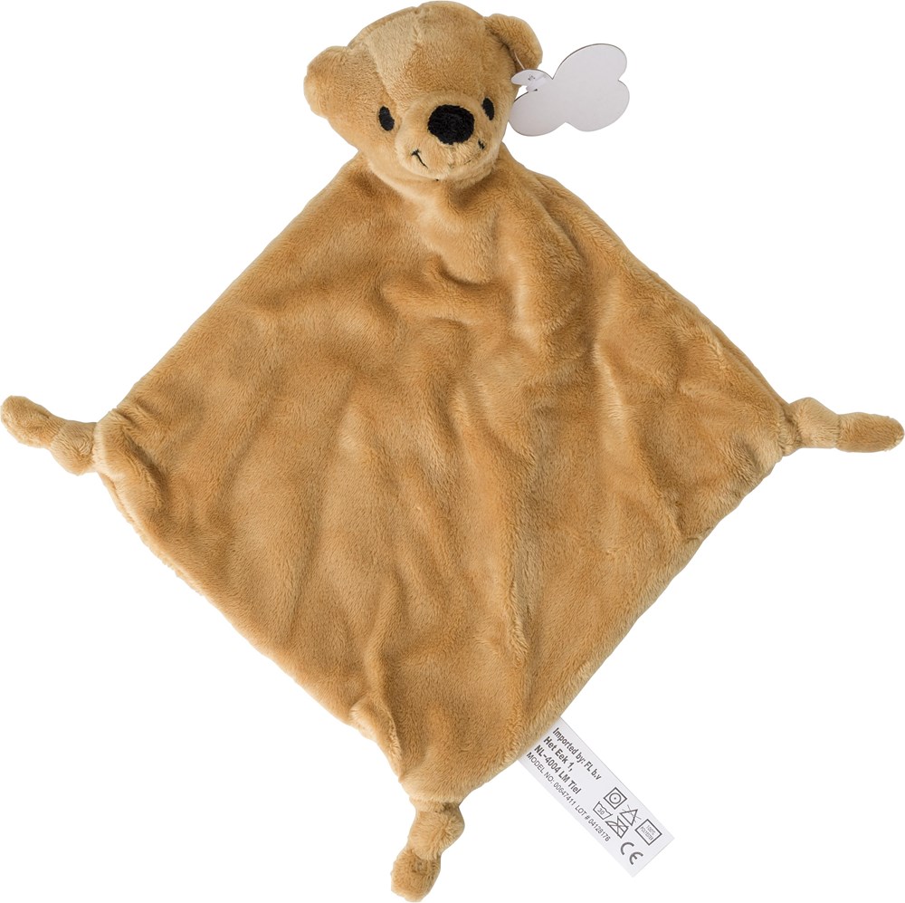 Plüsch-Schnuffeltuch Ameila - Braun