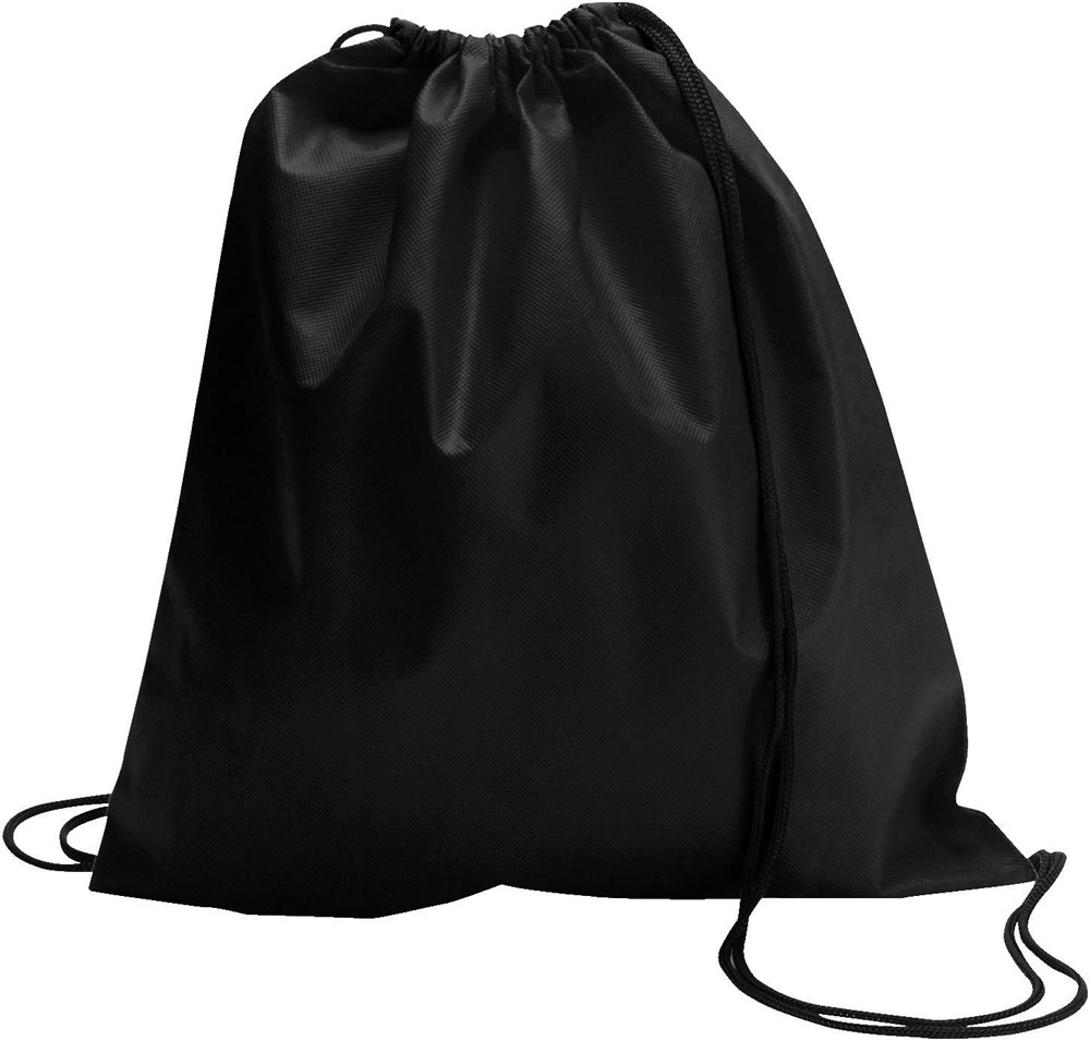 Schuh-/Rucksack (Turnbeutel) aus Non-Woven Nico - Schwarz