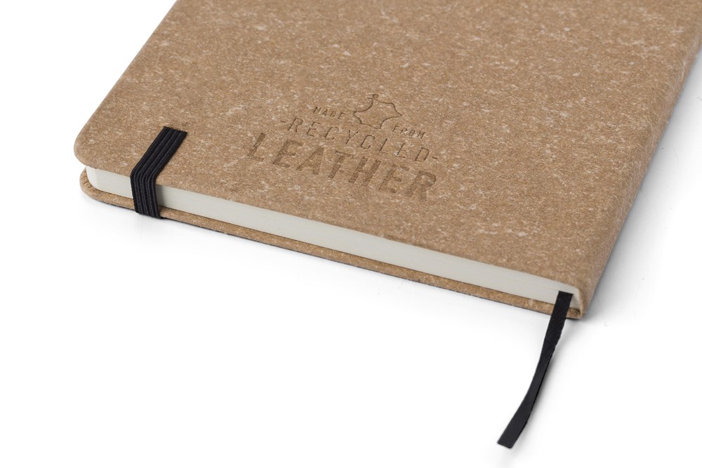 Notizbuch aus recyceltem Leder (A5) Gianna