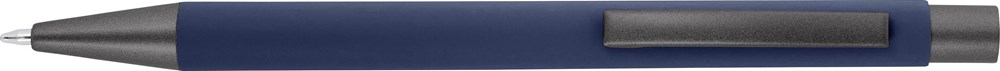 Kugelschreiber mit Softtouch-Oberfläche Emmett - Blau