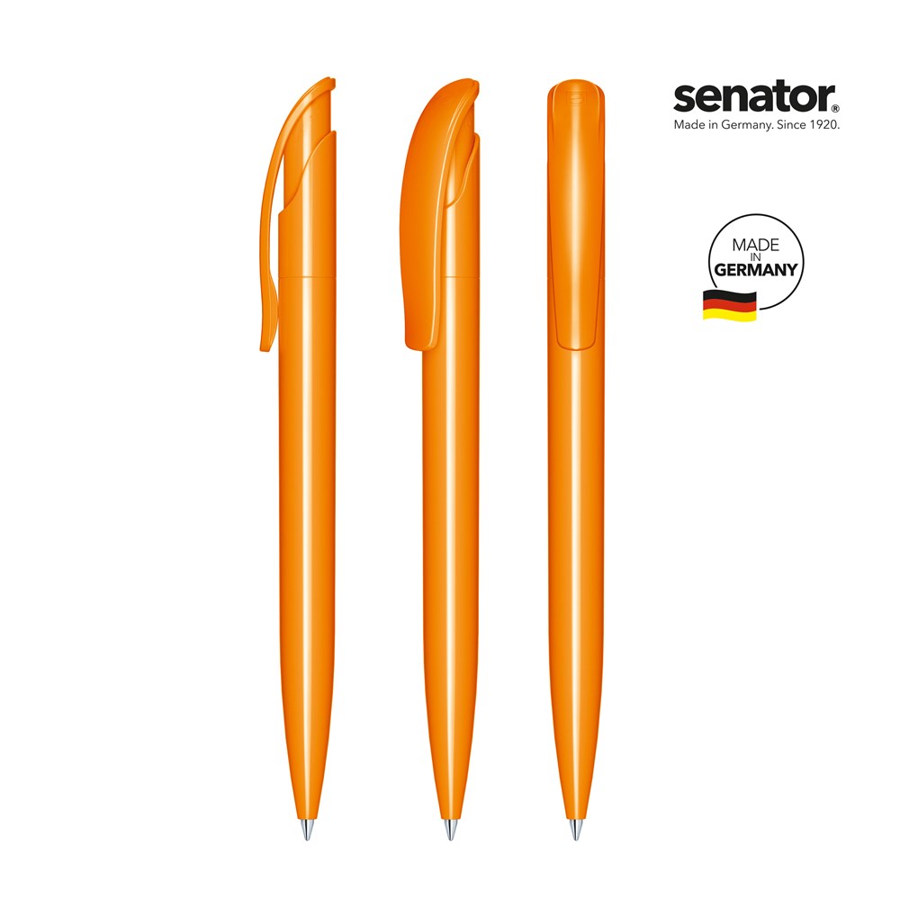 senator® Challenger Polished  Druckkugelschreiber - orange 151