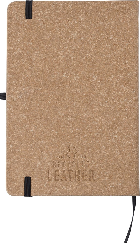 Notizbuch aus recyceltem Leder (A5) Gianna