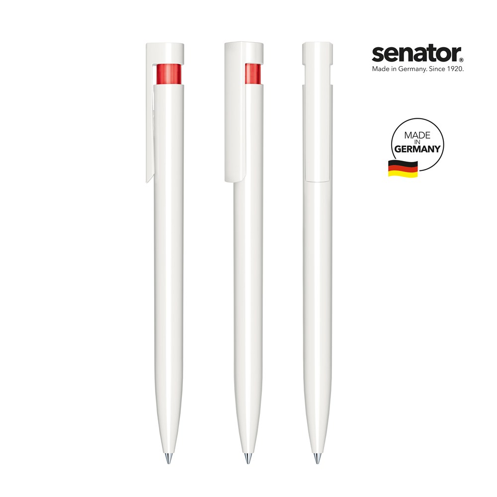 senator® Liberty Polished Basic  Druckkugelschreiber - rot 186