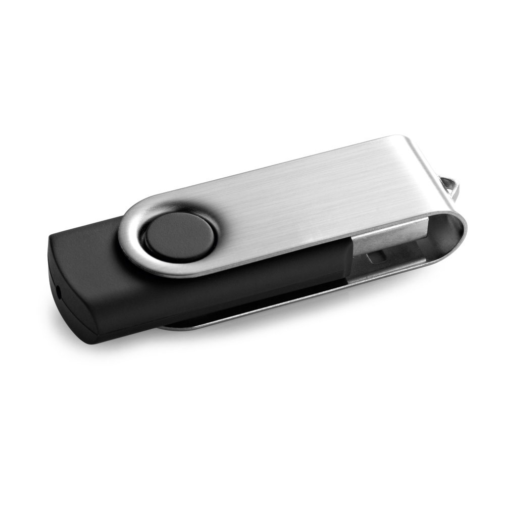 CLAUDIUS 8GB. USB-Stick 8 GB mit Metallclip - Schwarz