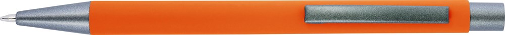 Kugelschreiber mit Softtouch-Oberfläche Emmett - Orange