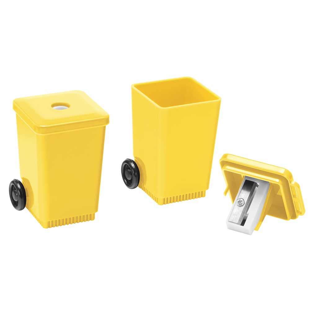 Spitzer "Mülltonne" - gelb/gelb